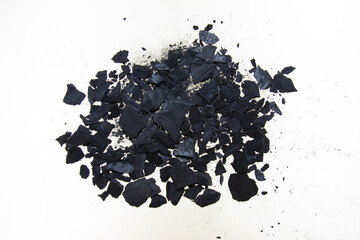 coal isolated on white background