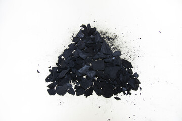 coal isolated on white background
