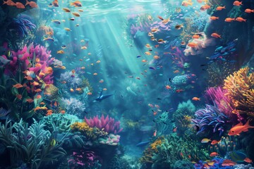 Obraz premium underwater world