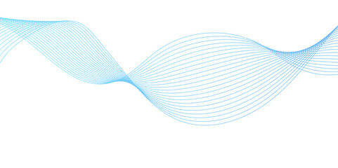 	
Abstract blend wave curve line and white background. Abstract wavy lines for science, music technology futuristic, banner, business, template, flyer design. wavy element concept lines backdrop.