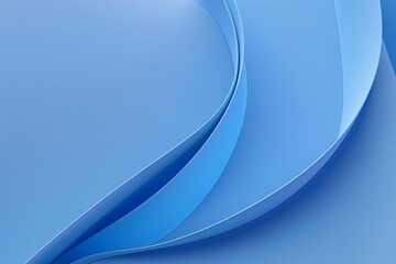 A picture of a blue rippled surface, metallic curved material in wavy and swirl style, 3D rendered soft white pattern, macro and close up of abstract object.