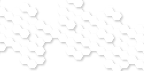 	
Abstract 3d background. Abstract white background with hexagons. Abstract hexagon polygonal pattern background vector. seamless bright white abstract honeycomb background.