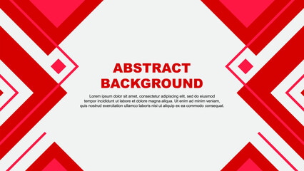 Abstract Background Design Template. Abstract Banner Wallpaper Vector Illustration. Red Illustration