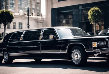'black big limousine car luxury isolated automobile sedan' - Powered by Adobe