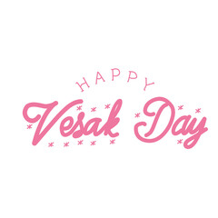 Happy Vesak Day  vector illustration