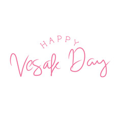 Happy Vesak Day  vector illustration