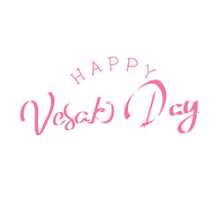 Happy Vesak Day  vector illustration