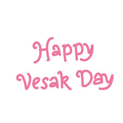 Happy Vesak Day  vector illustration