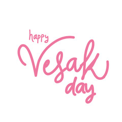 Happy Vesak Day  vector illustration