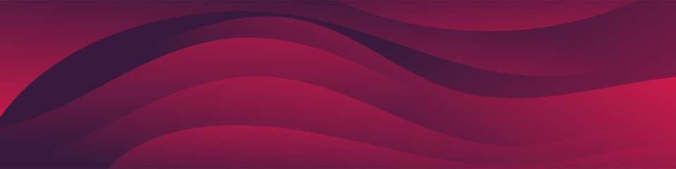 Modern Red Gradient Wave Banner: Add a dynamic touch to your visuals with this abstract design featuring red gradient waves. Perfect for eye-catching headers and promotional banners