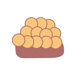 Vesak Day Buddhism Icons Set Vector