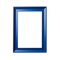 blue wooden photo frame