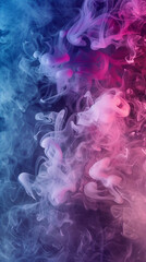 Seamless filled with smoke in a gradient swirls