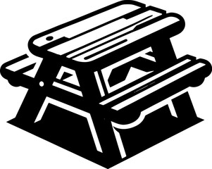 Picnic Table furniture icon 12