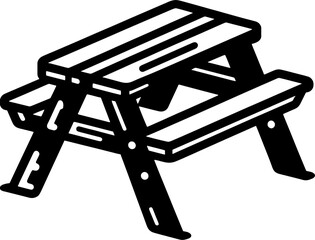 Picnic Table furniture icon 2