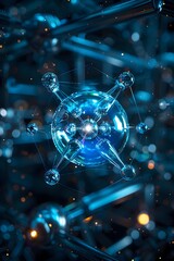 Prismatic Atomic Geometry:Cyberpunk-Inspired Molecular Orbitals and Luminous Fractal Structures