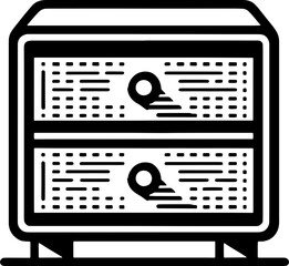 Nightstand furniture icon 2