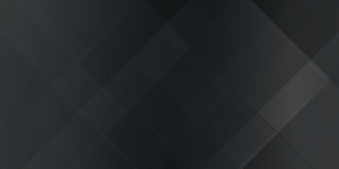 Luxury modern seamless abstract geometric black pattern, empty black and white tiles on black background with copy space, black and grey on light silver background for cover.	