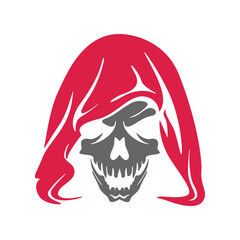 Skull logo icon design