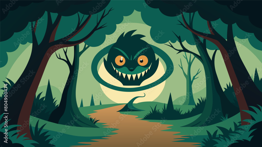 Aufkleber the fearful forest is said to have a mind of its own twisting and shifting to confuse and disorient 