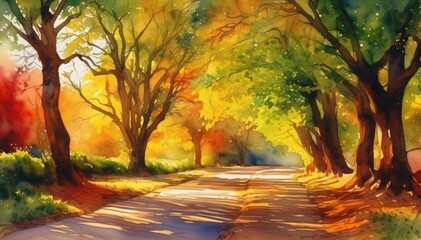 Watercolor Scenery