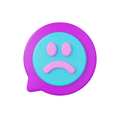 negative 3d render icon