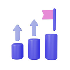 accomplishment 3d render icon