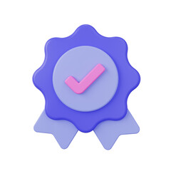 guarantee 3d render icon