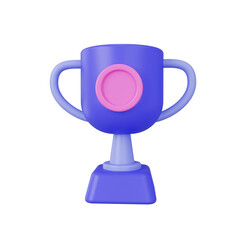 trophy 3d render icon