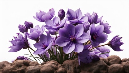 crocuses in the garden,flower, nature, purple, spring, plant, flowers, garden, blossom, 