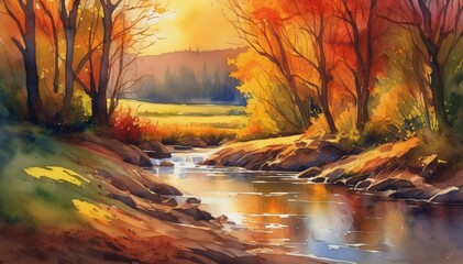 Watercolor Scenery