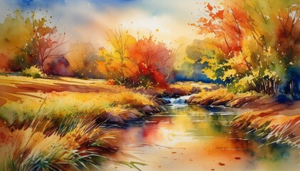 Watercolor Scenery