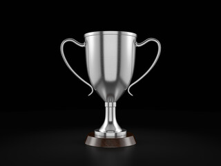 Silver trophy cup