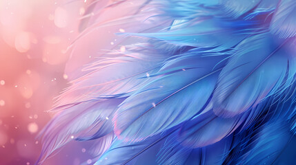 Background of soft and blurred chicken feathers in beautiful colors,Vector illustration