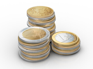 Euro coins