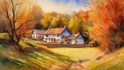 Watercolor Scenery