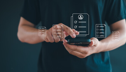 Document Management System online documentation database and process automation to efficiently manage files, knowledge and documentation in enterprise, Corporate business technology.