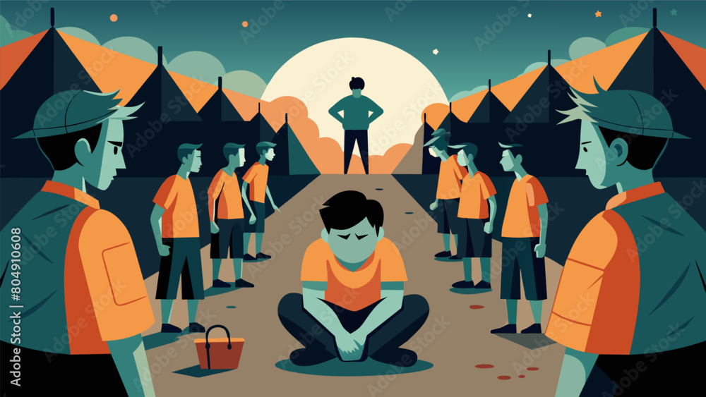 Poster physical punishment was a common occurrence for those who failed to meet the camps high standards in