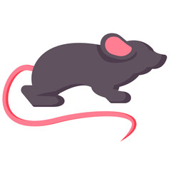 mouse flat vector icon