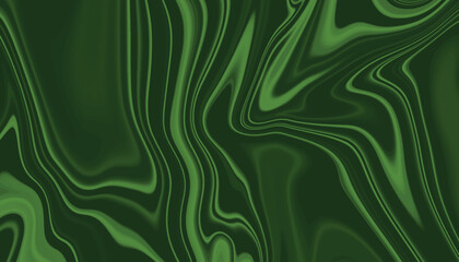 Obraz premium Abstract liquid waves background. Background with waves. Green liquify background.
