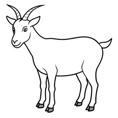 Goat Vector art illustration (5)