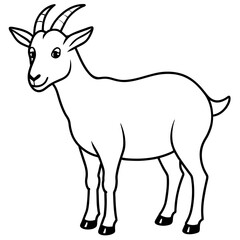 Goat Vector art illustration (6)