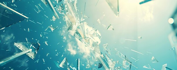 A series of arrows ascending and breaking through glass ceilings, metaphor for overcoming financial limitations in investments