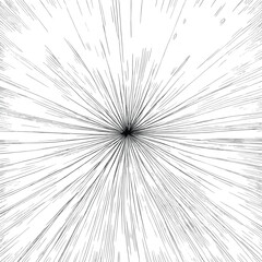 Obraz premium Sunburst Distressed Line Engraved