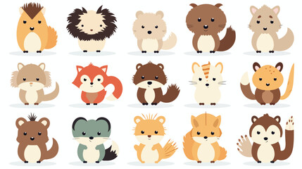 cute wild animals Hedgehog Armadillo mouse hamster
