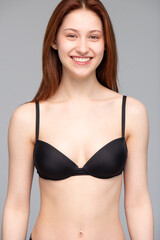 Fototapeta premium Woman model test. Snapshot for model