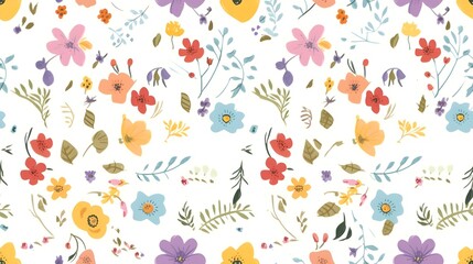 simple cute soft light floral background wallpaper