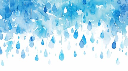 降っていいる雨の雫テクスチャー7