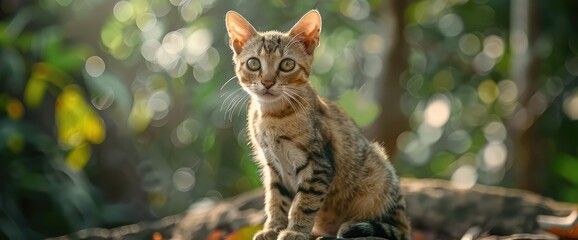 native Thai cat in the north of Thailand