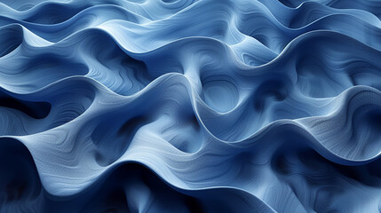 Obraz premium blue abstract background with waves